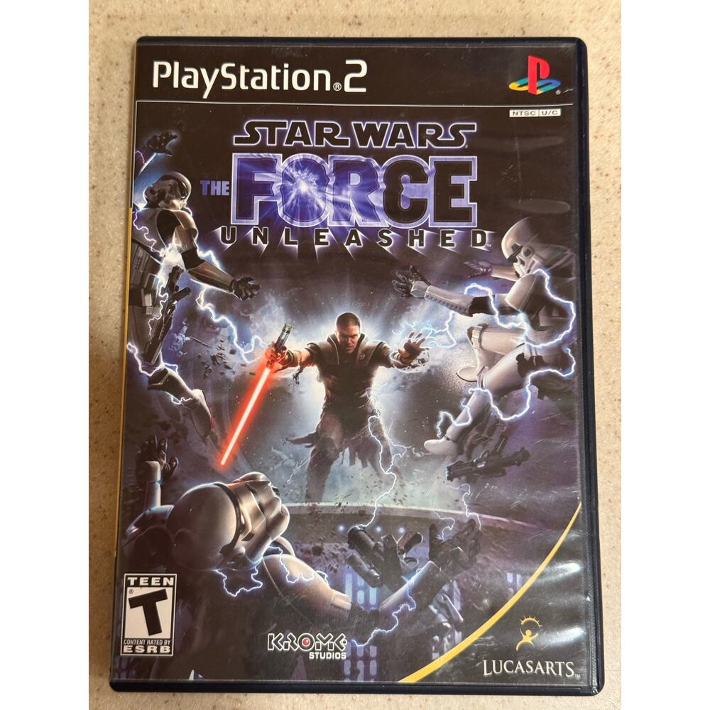 Star Wars: The Force Unleashed  Playstation 2 PS2 Game NOT TESTED